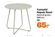 tuintafel napels rond