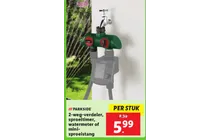 2 weg verdeler sproeitimer watermeter of mini sproeistang
