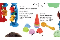 zandvormen ijsjes