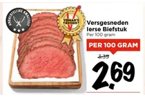versgesneden ierse biefstuk