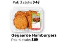 gegaarde hamburgers