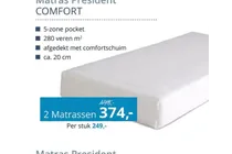 matras president comfort