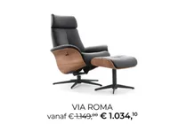 relaxfauteuil met bijpassende voetenbank