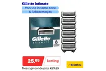gillette intimate scheermesjes