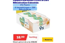 pampers harmonie protect care billendoekjes calendula