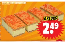 oranje tompouce
