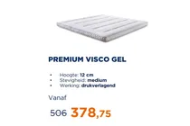 premium visco gel matras