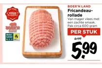 fricandeau rollade