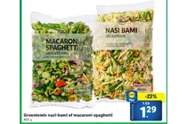 groentemix macaroni spaghetti