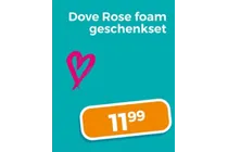 dove rose foam geschenkset