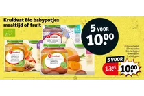 bio babypotjes
