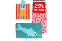 strandlaken met octopus print