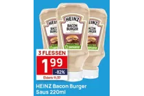 heinz bacon burger saus