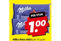 milka choco sticks