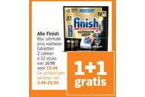 finish ultimate plus vaatwastabletten