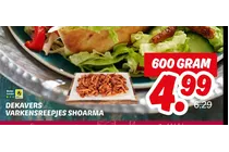 varkensreepjes shoarma