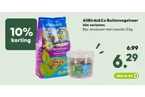 buitenvogelvoer strooivoer met insecten