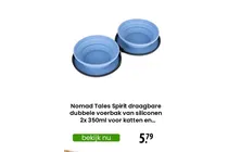 draagbare dubbele voerbak