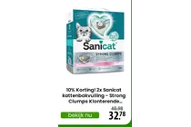 sanicat strong clumps kattenbakvulling