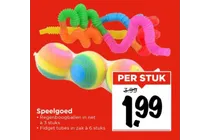 regenboogballen en fidget tubes