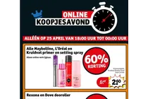 maybelline l oreal en kruidvat primer en setting spray