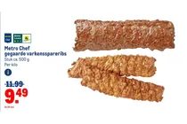 gegaarde varkensspareribs
