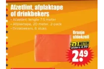 oranje afdekzeil