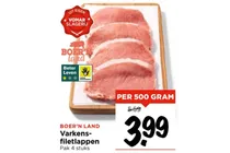 varkens filetlappen