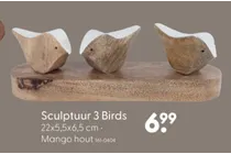 sculptuur 3 birds
