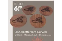 onderzetter bird curved