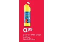 g woon dikke bleek original