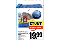 slaapmat met ingebouwde pomp