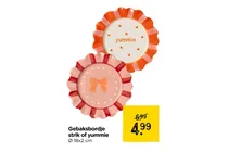 gebaksbordje strik of yummie