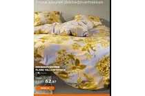 dekbedovertrek flore yellow straw