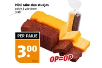 mini cake duo stukjes