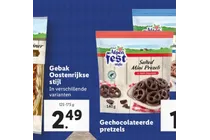 gechocolateerde mini prezels