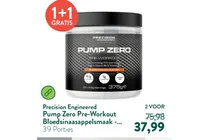 pump zero pre workout bloedsinaasappelsmaak
