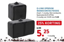 opbouw wandcontactdoos