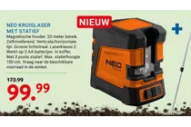 kruislaser met statief