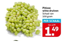pitloze witte druiven