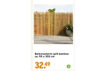 balkonscherm split bamboe