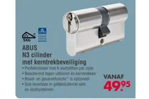 n3 cilinder met kerntrekbeveiliging