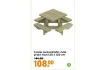 kinder picknicktafel julia