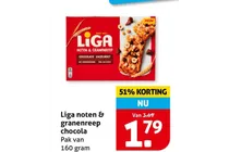 liga noten granenreep chocola