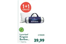 lucovitaal kingsize bamboe kussen