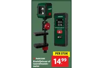 kruislijnlaser of laserafstandsmeter