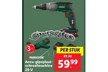 accu gipsplaat schroefmachine