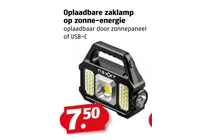 oplaadbare zaklamp