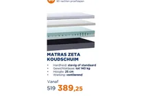 matras zeta koudschuim