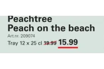 peach on the beach